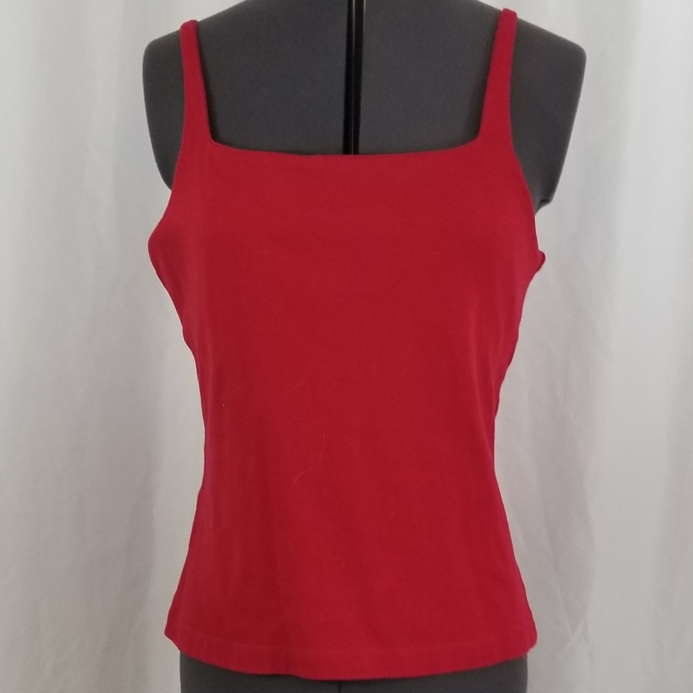 Junior Top Camisole Red with built In Shelf Bra